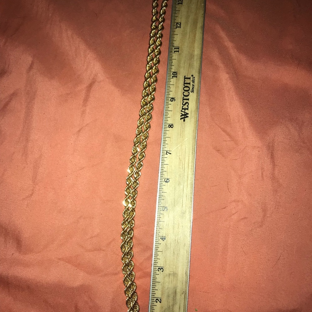 Real Gold Rope Chain - Picture 2 of 2